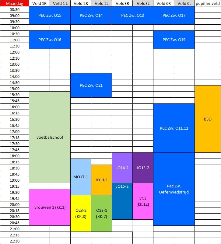 trainingsschama 25-26 MA