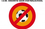 Geen voetbalschool in de herfstvakantie