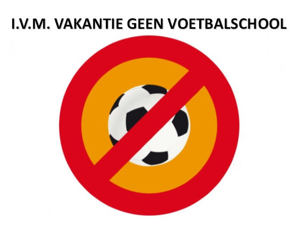 Geen voetbalschool in de herfstvakantie