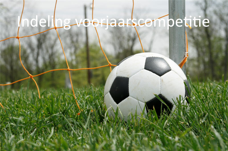 Definitieve indeling en nummering voorjaarscompetitie is bekend