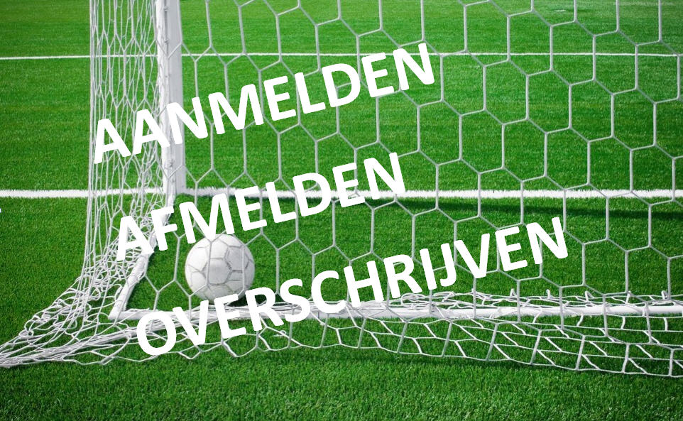 Aanmelden, afmelden en overschrijven