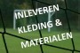 Kleding inleveren door leiders