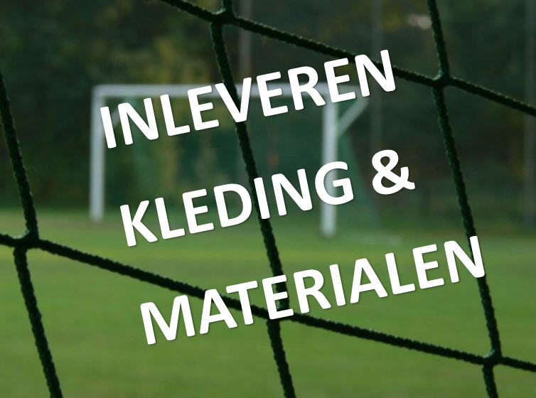 Kleding inleveren door leiders