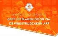 Uitslagen O7 t/m O11 straks via wedstrijdzaken app