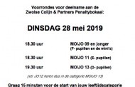 Voorrondes Colijn & Partners penaltybokaal