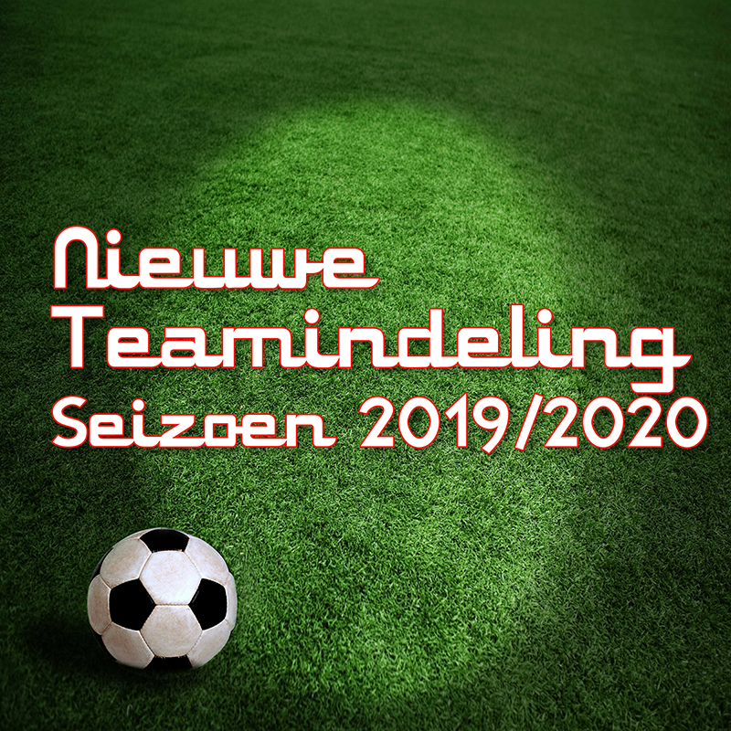 Indeling 2019-2020 - UPDATE 2