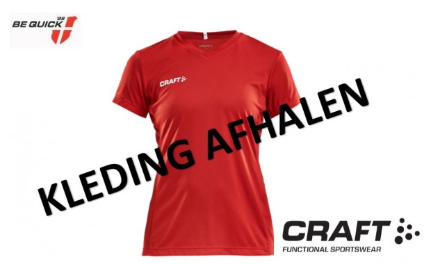 Afhalen wedstrijdkleding