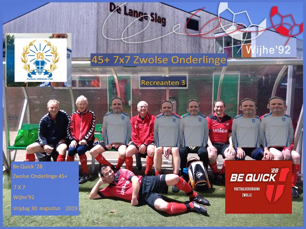 Recreanten 3 naar derde plek bij Wijhe '92