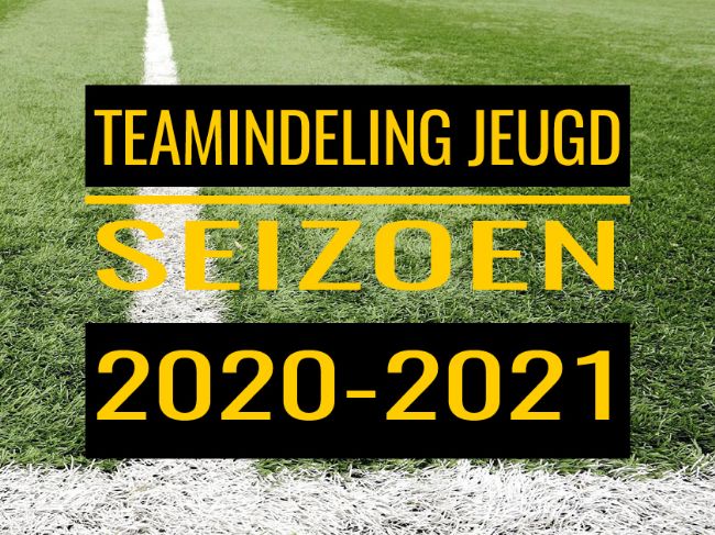 Voorlopige teamindelingen 2020-2021 - ALLE JEUGDTEAMS NU BEKEND