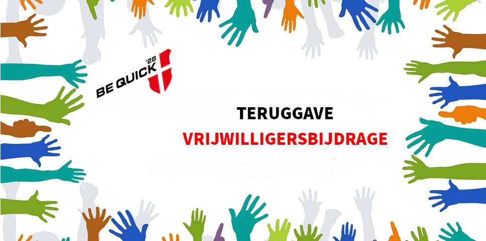 Teruggave vrijwilligersbijdrage 2019-2020