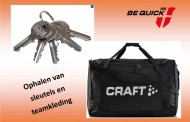 Sleutels / teamkleding ophalen