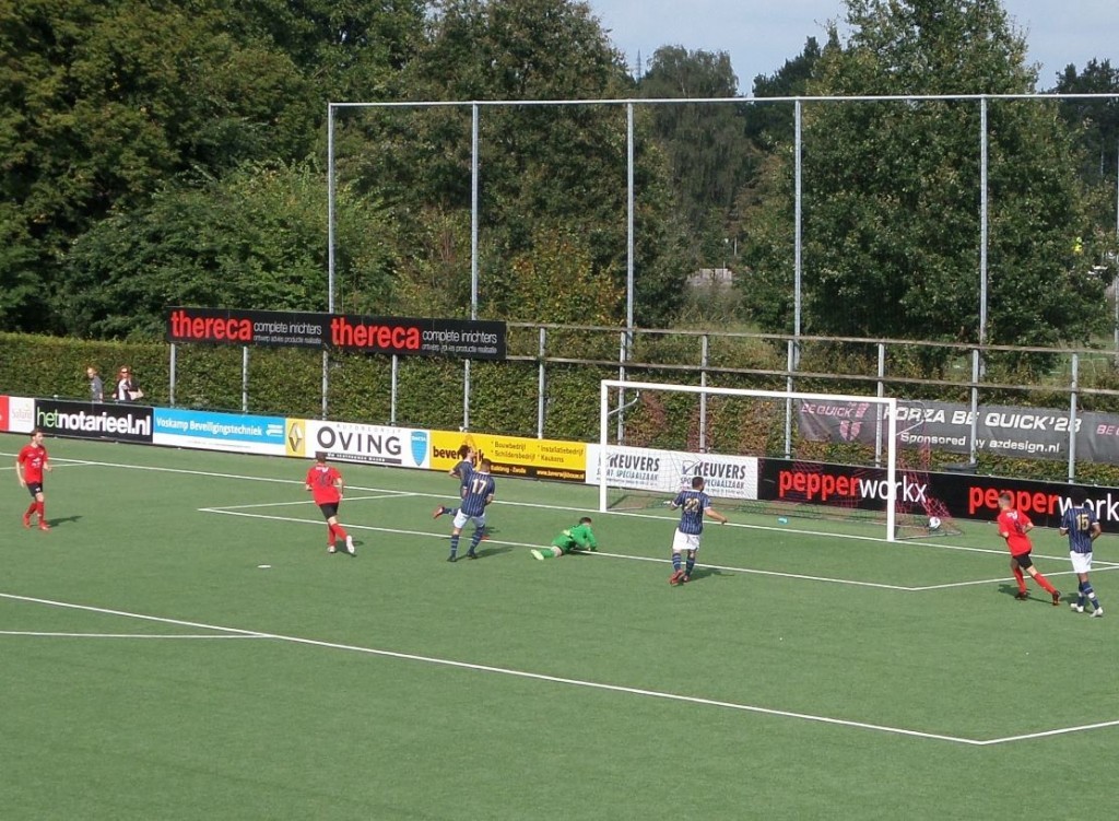 De 3-2 ligt in het doel. Helaas kon de beslissing niet worden geforceerd.