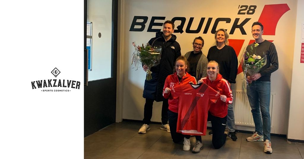 De hoofdsponsor van Vrouwen 1 Kwakzalver Sports!