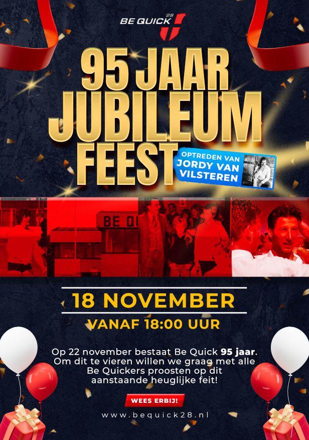 95 jaar jubileum feest