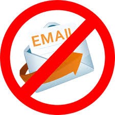 geen e-mail