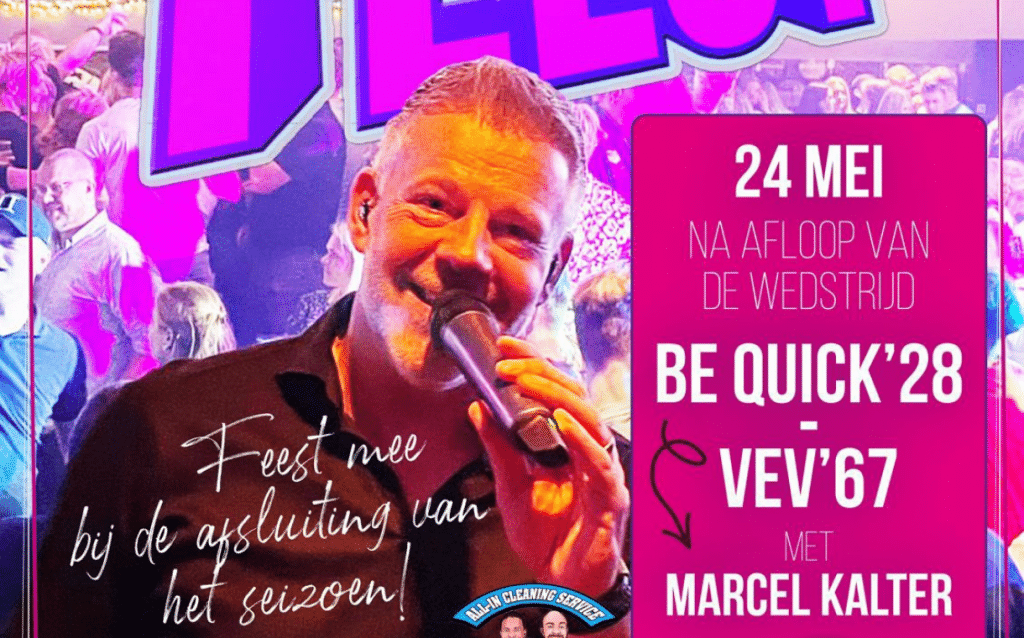 Zaterdag 24 mei Be Quick ‘28 - VEV