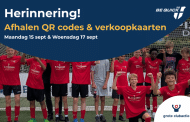 🔔 Reminder: Afhalen verkoopkaarten & QR-codes