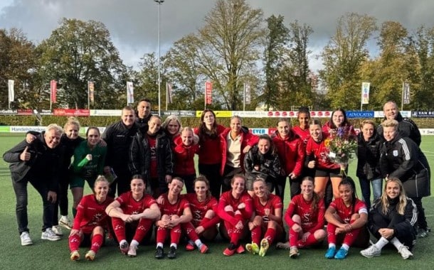 Late overwinning Vrouwen 1 tegen Saestum 2