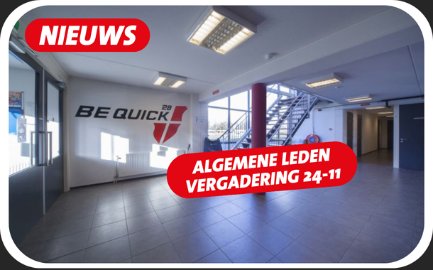 Algemene Leden Vergadering op maandag 24 november as.