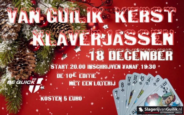 ✨ Kerst Klaverjassen – 10e Editie! ✨