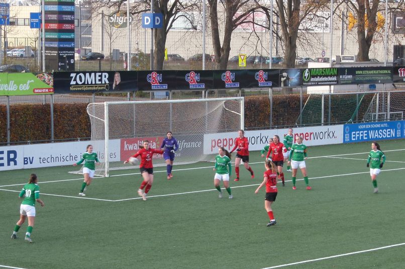 Vrouwen 1 veel te sterk voor Berghuizen