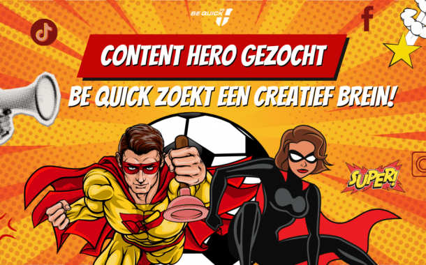Be Quick ’28 zoekt een Creatieve Contentheld!