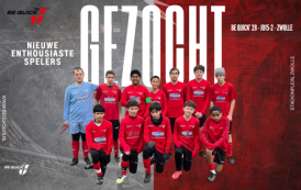 Nieuwe enthousiaste spelers gezocht voor Be Quick ’28 JO15-2! 🔴⚫⚽