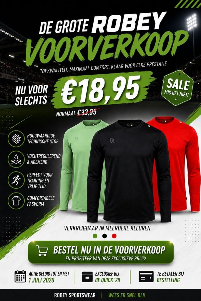 Speciale aanbieding: Robey ondershirt