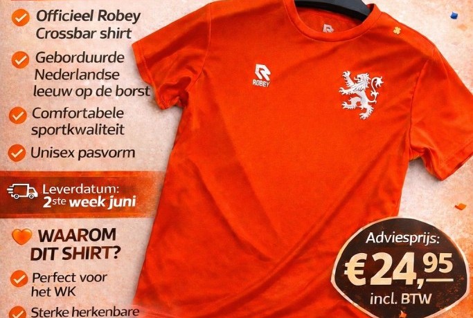 Bestel nu het originele Robey WK-SHIRT