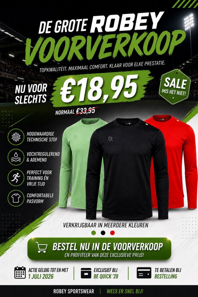 De grote ROBEY voorverkoop
