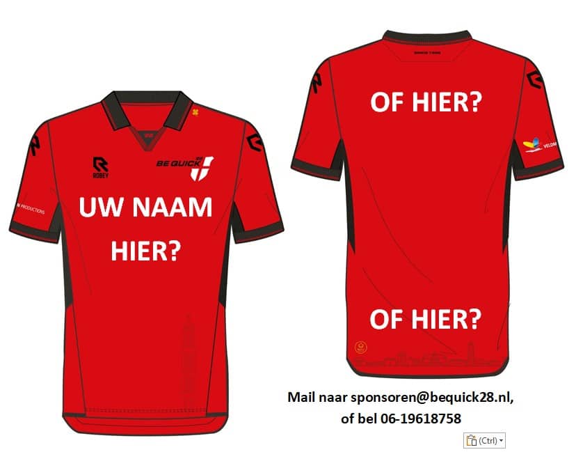 Nieuwe shirtsponsoren