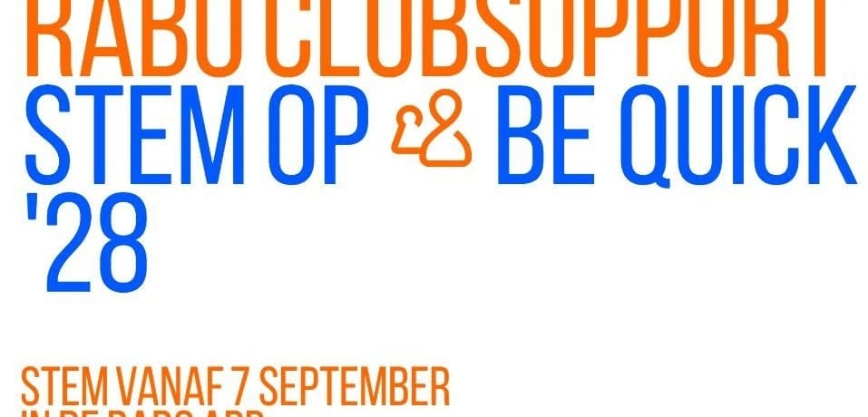 Rabo Clubsupport komt er aan