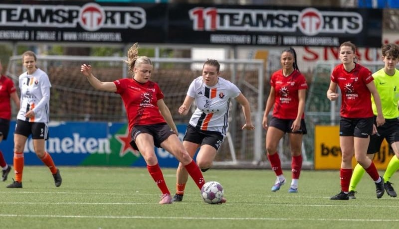 Vrouwen 1 naar gelijkspel tegen Ter Leede