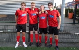 Eerste elftal wint ruim van VSW en eindigt tweede in bekerpoule