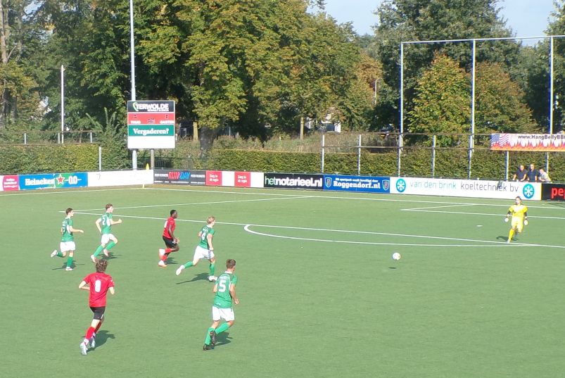 Felbegeerde overwinning is binnen na duel met Rouveen