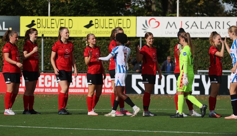 Vrouwen 1 in slotfase uitgeschakeld door SC Heerenveen; lof voor speelsters Be Quick