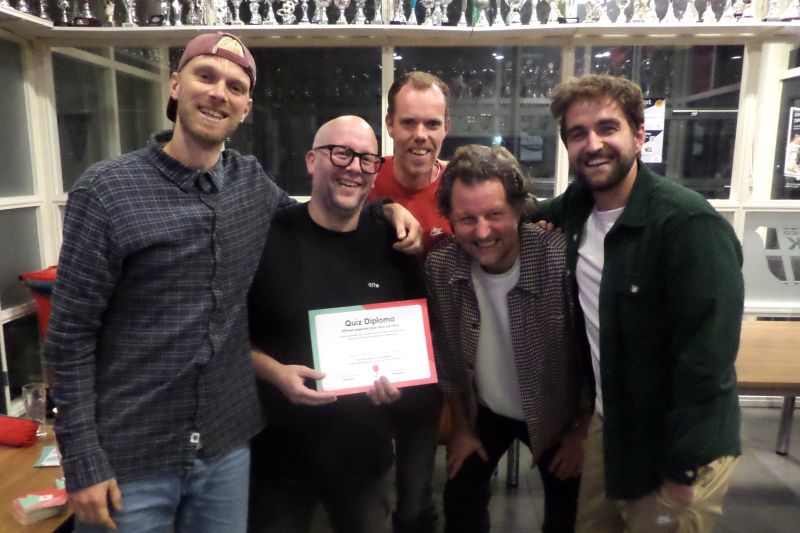 Eerste pubquiz Be Quick'28  is groot succes